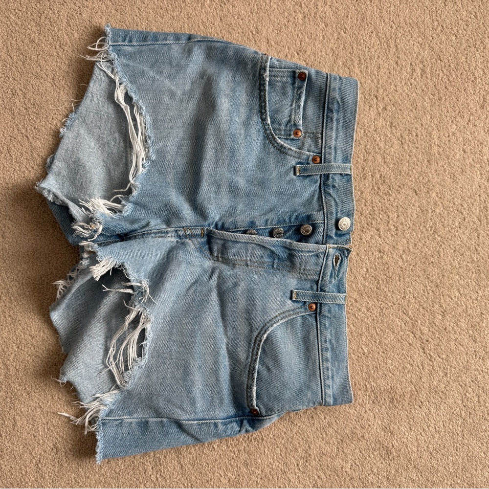 Stylish Blue Denim Women's Shorts